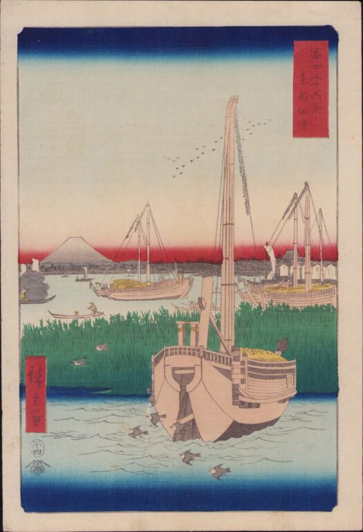 富士三十六景 東都佃沖